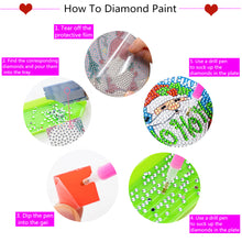 Load image into Gallery viewer, 6pcs/set Wooden Coaster Mandala Painting Coaster for Room Decoration (BD005)