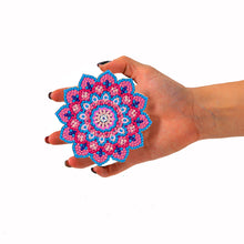 Load image into Gallery viewer, 6pcs/set Wooden Coaster Mandala Painting Coaster for Room Decoration (BD005)