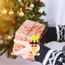 Load image into Gallery viewer, 10pcs Christmas Diamonds Key Chain Kit Special-shaped Drill PET Xmas Gnome Gifts