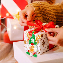 Load image into Gallery viewer, 10pcs Christmas Diamonds Key Chain Kit Special-shaped Drill PET Xmas Gnome Gifts