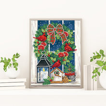 Load image into Gallery viewer, Diamond Painting - Partial Special Shaped - Christmas atmosphere (30*40CM)