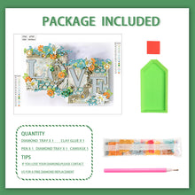 Load image into Gallery viewer, Diamond Painting - Partial Special Shaped - love (40*30CM)