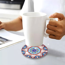 Load image into Gallery viewer, 12pcs DIY Coaster Diamond Painting Cup Cushion with Rack Home Decor (AA1132)