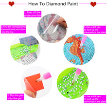 Load image into Gallery viewer, 8pcs DIY Coaster Diamond Painting Cup Cushion with Rack Home Decor (AA1136)