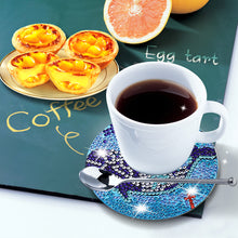 Load image into Gallery viewer, 8pcs DIY Coaster Diamond Painting Cup Cushion with Rack Home Decor (AA1136)