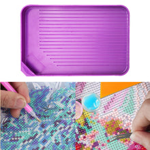Load image into Gallery viewer, Diamonds Painting Tray Handmade Purple Funnel Plate Single Tool Accessories (1)