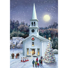 Load image into Gallery viewer, Diamond Painting - Full Round - Christmas Snow Church (30*40CM)
