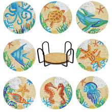 Load image into Gallery viewer, 6pcs Coasters Home Decor DIY Modern Coasters Acrylic Perfect Gift (BD213)