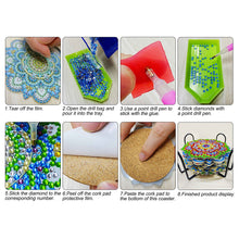 Load image into Gallery viewer, 6pcs Coasters Home Decor DIY Modern Coasters Acrylic Perfect Gift (BD213)