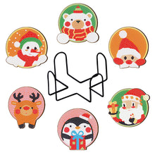 Load image into Gallery viewer, 6pcs Coasters Home Decor DIY Modern Coasters Acrylic Perfect Gift (BD602)