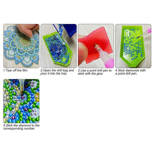 Load image into Gallery viewer, 6pcs Coasters Home Decor DIY Modern Coasters Acrylic Perfect Gift (BD602)