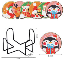 Load image into Gallery viewer, 6pcs Coasters Home Decor DIY Modern Coasters Acrylic Perfect Gift (BD602)