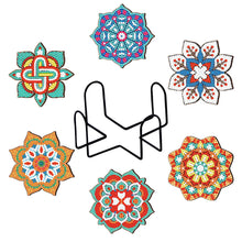 Load image into Gallery viewer, 6pcs Coasters Home Decor DIY Modern Coasters Acrylic Perfect Gift (BD603)