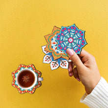 Load image into Gallery viewer, 6pcs Coasters Home Decor DIY Modern Coasters Acrylic Perfect Gift (BD603)