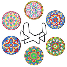 Load image into Gallery viewer, 6pcs Coasters Home Decor DIY Modern Coasters Acrylic Perfect Gift (BD604)