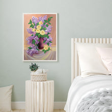 Load image into Gallery viewer, Diamond Painting - Partial Special Shaped - table top ornament violet vase (30*40CM)