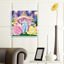 Load image into Gallery viewer, Diamond Painting - Full Round - Disney Princess (30*30CM)