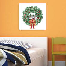 Load image into Gallery viewer, Diamond Painting - Partial Special Shaped - christmas wreath (30*30CM)