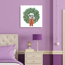 Load image into Gallery viewer, Diamond Painting - Partial Special Shaped - christmas wreath (30*30CM)