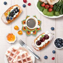 Load image into Gallery viewer, Datura DIY Diamonds Painting Coaster Woodiness with Rack Cup Pad Decor (BD008)