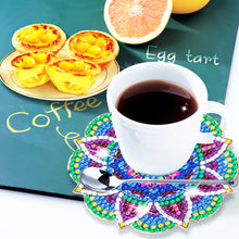Load image into Gallery viewer, Datura DIY Diamonds Painting Coaster Woodiness with Rack Cup Pad Decor (BD009)