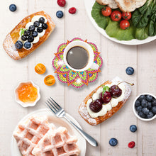Load image into Gallery viewer, Datura DIY Diamonds Painting Coaster Woodiness with Rack Cup Pad Decor (BD009)