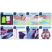 Load image into Gallery viewer, Bayern Football Badge DIY Diamonds Painting Keychain Art Crafts Gifts (YS127)