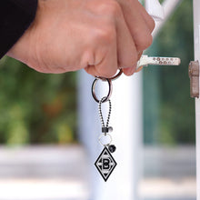 Load image into Gallery viewer, Menchengladbach Football Badge DIY Diamonds Painting Keychain Art Craft (YS128)