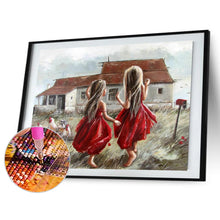 Load image into Gallery viewer, Diamond Painting - Full Round - play children (40*30CM)