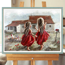 Load image into Gallery viewer, Diamond Painting - Full Round - play children (40*30CM)