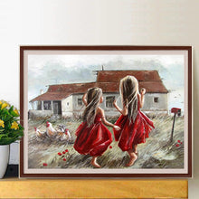 Load image into Gallery viewer, Diamond Painting - Full Round - play children (40*30CM)