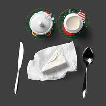 Load image into Gallery viewer, DIY Wood Coasters Set Christmas Style(BD607 9pcs 1Storage Rack Without cork mat)