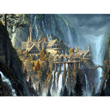 Load image into Gallery viewer, Diamond Painting - Full Round - alpine castle (50*40CM)