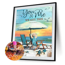 Load image into Gallery viewer, Diamond Painting - Full Round - beach chairs (30*40CM)