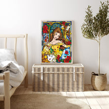 Load image into Gallery viewer, Diamond Painting - Full Round - princess belle disney princess (30*40CM)