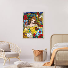 Load image into Gallery viewer, Diamond Painting - Full Round - princess belle disney princess (30*40CM)