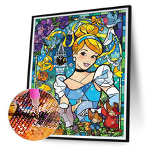Load image into Gallery viewer, Diamond Painting - Full Round - Cinderella Disney Princess (30*40CM)