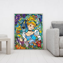 Load image into Gallery viewer, Diamond Painting - Full Round - Cinderella Disney Princess (30*40CM)