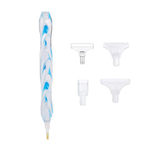 Load image into Gallery viewer, Corrugated Pattern Diamonds Painting Pen DIY Mosaic Pen Rotary Push for Kid Gift