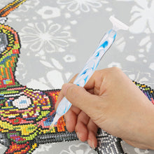 Load image into Gallery viewer, Corrugated Pattern Diamonds Painting Pen DIY Mosaic Pen Rotary Push for Kid Gift