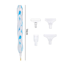 Load image into Gallery viewer, Corrugated Pattern Diamonds Painting Pen DIY Mosaic Pen Rotary Push for Kid Gift