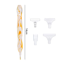 Load image into Gallery viewer, Corrugated Pattern Diamonds Painting Pen DIY Mosaic Pen Rotary Push for Kid Gift