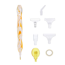 Load image into Gallery viewer, Corrugated Pattern Diamonds Painting Pen DIY Mosaic Pen Rotary Push for Kid Gift