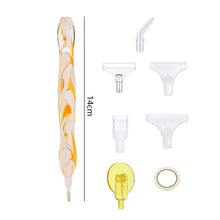 Load image into Gallery viewer, Corrugated Pattern Diamonds Painting Pen DIY Mosaic Pen Rotary Push for Kid Gift