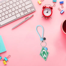 Load image into Gallery viewer, DIY Diamonds Painting Keychain Football Club Badge Round Drill Art Crafts Decor