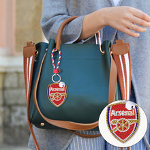 Load image into Gallery viewer, DIY Diamonds Painting Keychain Football Club Badge Round Drill Art Crafts Decor