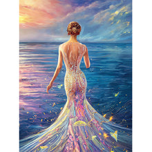 Load image into Gallery viewer, Diamond Painting - Full Round - mermaid princess (30*40CM)