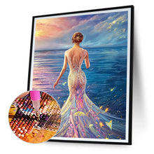Load image into Gallery viewer, Diamond Painting - Full Round - mermaid princess (30*40CM)