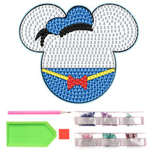 Load image into Gallery viewer, DIY Diamonds Mosaic Cup Cushion Anti-scald Wooden Cartoon Cup Mat for Kids Gifts