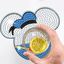 Load image into Gallery viewer, DIY Diamonds Mosaic Cup Cushion Anti-scald Wooden Cartoon Cup Mat for Kids Gifts